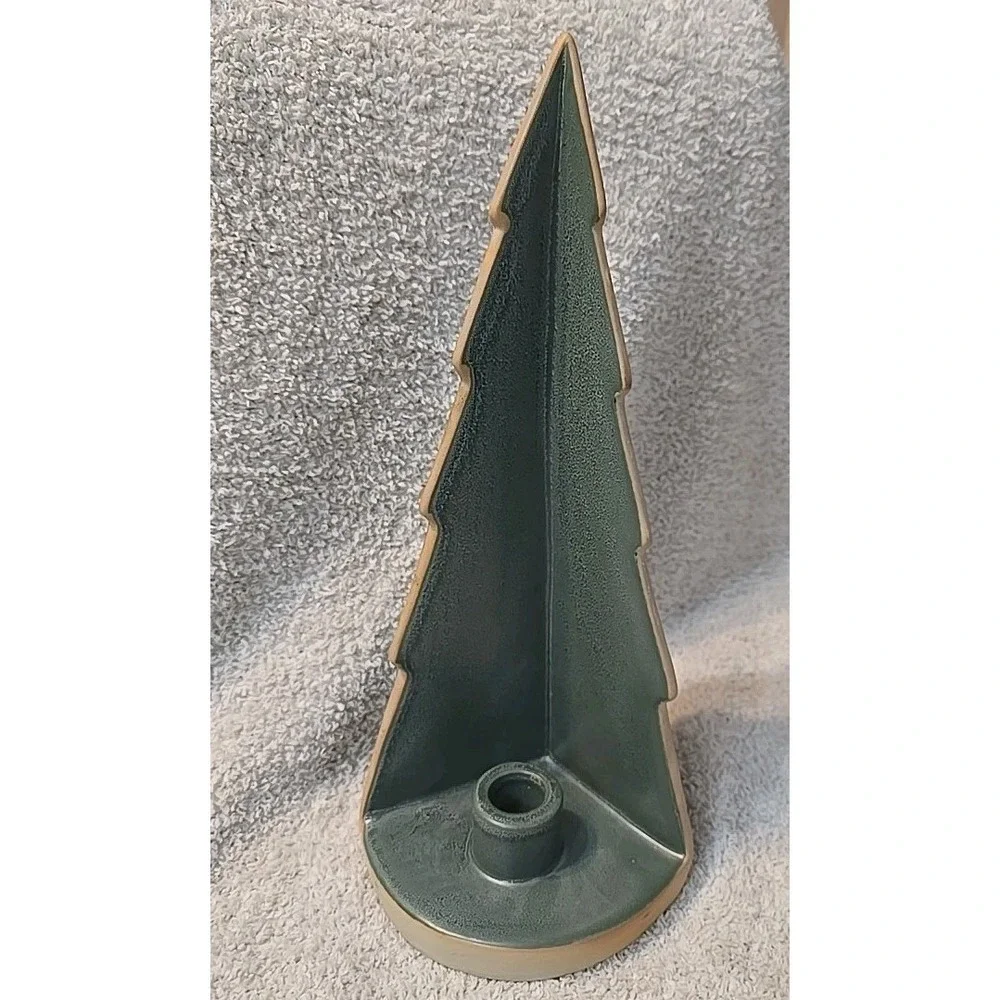 Stoneware Tree Taper Candle Holder 13